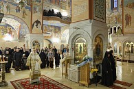 Митрополит Каширский Феогност возглавил Божественную литургию в Зачатьевском монастыре в день памяти основателя обители 