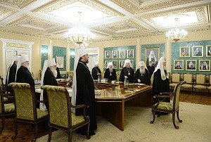 Состоялось первое в 2014 году заседание  Священного Синода Русской Православной Церкви