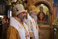 Митрополит Алексий и архиепископ Феогност совершили Литургию в Богородице-Рождественском монастыре г. Тулы