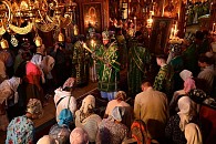 В день обретения мощей преподобного Герасима Болдинского митрополит Смоленский Исидор возглавил Литургию в Болдином монастыре