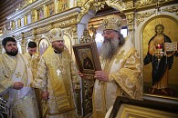 В Свято-Николаевском монастыре г. Туринска Алапаевской епархии состоялась архиерейская Литургия