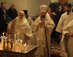 В Новоспасском монастыре почтили память  Великого князя Сергея Александровича Романова