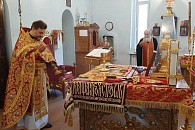 В Свято-Успенском монастыре Новомосковска прошли богослужения Недели 4-й по Пасхе