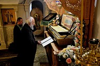В день памяти преподобного Романа Киржачского епископ Александровский Иннокентий совершил Литургию в Киржачском монастыре