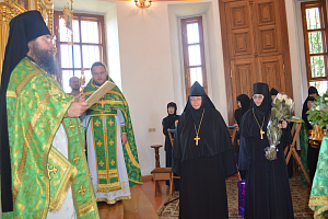 Настоятельница Борисоглебского Аносина монастыря игумения Мария в день своего тезоименитства приняла Патриаршее поздравление