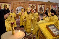 Митрополит Исидор возглавил богослужение в Авраамиевом монастыре