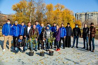 Насельник Богоявленского монастыря принял участие в акции по озеленению г. Челябинска
