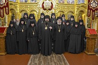 В Никольском мужском монастыре Гомеля состоялось собрание монашествующих Гомельской епархии