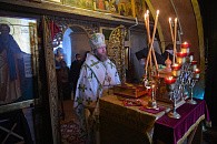 В день памяти прп. Мартиниана митрополит Вологодский Савва совершил Литургию в Ферапонтовом монастыре