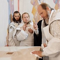 Епископ Выксунский Варнава освятил придел в честь Воздвижения Креста Господня соборного храма Дальне-Давыдовского монастыря 