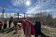 В Казанском монастыре Вышнего Волочка совершен крестный ход к месту обретения Казанской Вышневолоцкой иконы Божией Матери