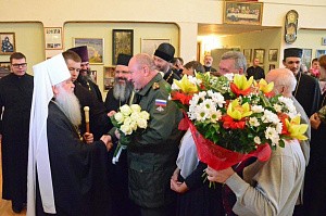 В Свято-Духовом монастыре г. Волгограда молитвенно отметили 80-летие митрополита Германа