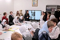 В Николо-Сольбинском монастыре прошло совещание представителей управления образования Переславля-Залесского и муниципальных общеобразовательных организаций