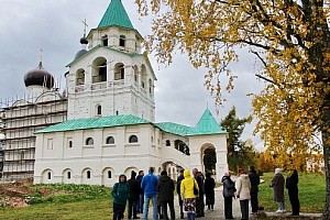 Северодвинские ветераны войны в Афганистане посетили Сийскую обитель Архангельской епархии