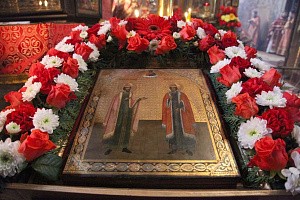 Митрополит Пантелеимон и епископ Вениамин совершили Литургию  в Борисоглебском Ростовском монастыре в день его престольного праздника