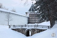 В Успенском Псково-Печерском монастыре продолжается реставрация башен архитектурного ансамбля обители