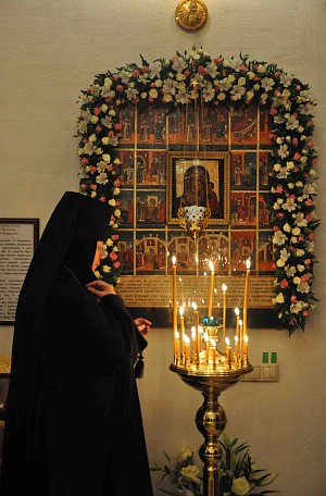 Празднование Казанской иконы Божией Матери в Зачатьевском монастыре