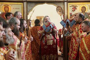 Митрополит Кирилл совершил Литургию в монастыре во имя Новомучеников и исповедников Церкви Русской г. Алапаевска