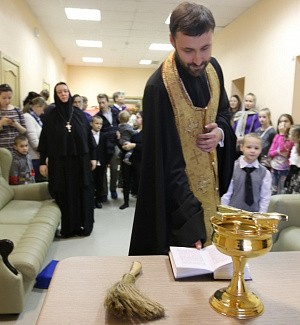 При Воскресенском Новодевичьем монастыре Санкт-Петербурга освящен новый корпус приюта «Благодать»