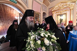 Архиепископ Феогност возглавил престольный праздник в Покровском монастыре