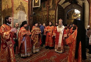 Архиепископ Феогност возглавил Литургию  в Саввино-Сторожевском монастыре