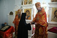 Настоятельница Богородице-Рождественской обители Владивостокской епархии награждена орденом преподобной Евфросинии Московской