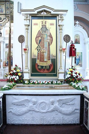 В Казанском монастыре г. Ярославля почтили память свт. Агафангела