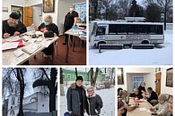 Мобильный медицинский комплекс Псковской межрайонной больницы посетил Мирожский монастырь