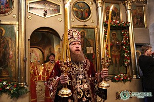 Епископ Савва возглавил престольный праздник на подворье Высоко-Петровского монастыря в с. Дмитровское