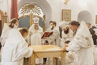 Митрополит Меркурий совершил Великое освящение храма в Донском Старочеркасском Ефремовском монастыре