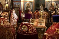 В Свято-Троицком Болдином монастыре Смоленской епархии встретили престольный праздник обители