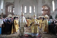 В Казанском монастыре г. Данилова Рыбинской епархии отпраздновали столетие освящения храма