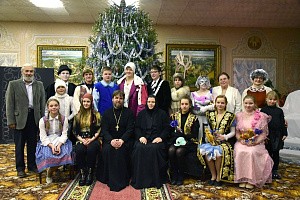 В Пюхтицком монастыре в Эстонии встретили праздник Рождества Христова