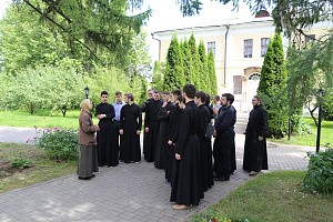 Иосифо-Волоцкий монастырь посетили студенты Сретенской Духовной семинарии