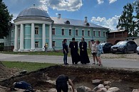 На территории Новоторжского Борисоглебского монастыря Тверской епархии завершились археологические раскопки