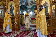 Архиепископ Каширский Феогност возглавил Литургию в Иоанновском ставропигиальном женском монастыре Санкт-Петербурга