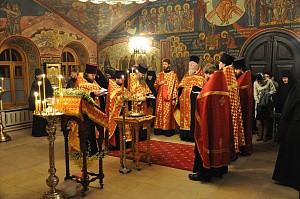 В Зачатьевском монастыре состоялись престольные праздники