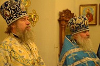 Епископ Максим возглавил престольный праздник в Знаменском монастыре г. Ельца