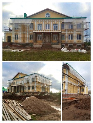 Продолжается строительство духовно-просветительского центра в Бугабашском монастыре Нефтекамской епархии