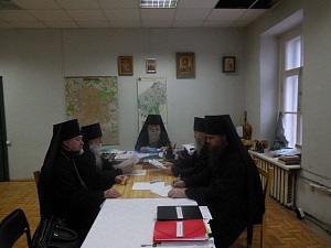 В Андреевском монастыре состоялось совещание священнослужителей в монашеском чине Юго-Западного викариатства г. Москвы