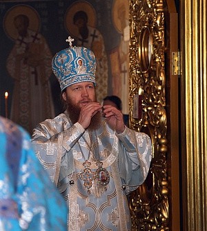 В Новоспасском монастыре состоялся праздник Благовещения Пресвятой Богородицы