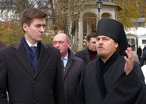Саввино-Сторожевский монастырь посетил заместитель председателя Правительства МО С.Е. Перов