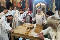 Архиепископ Витебский Димитрий освятил храм Казанской иконы Божией Матери в Троицком Марковом монастыре