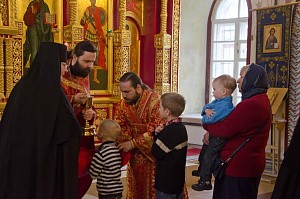 Александро-Невский монастырь в с. Акатове посетили дети из реабилитационного центра г. Клинска