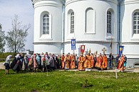 В четверг Светлой седмицы митрополит Тамбовский Феодосий совершил Литургию в Сухотинском Знаменском монастыре
