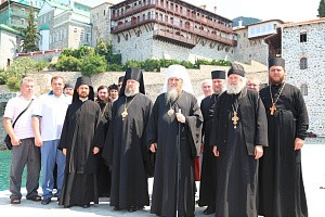 В Русском Пантелеимоновом монастыре на Святой Горе Афон состоялся престольный праздник