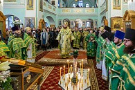 В день памяти святого праведного Иоанна Кронштадтского в Иоанновском монастыре Санкт-Петербурга молитвенно отметили престольный праздник