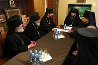 Митрополит Смоленский Исидор возглавил заседание Духовного собора в Авраамиевом мужском монастыре