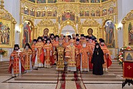 В Белогорском Свято-Николаевском монастыре состоялось архиерейское богослужение