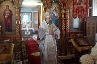 Епископ Питирим совершил Литургию в Николо-Чернеевском монастыре